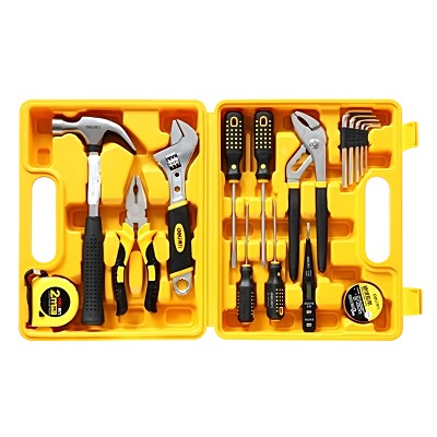 得力3701工具套装 多功能组合工具箱多种工具套装 得力办公文具