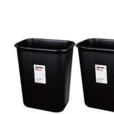 Deli垃圾桶 得力办公文具 方形清洁桶 废纸篓 得力9562垃圾篓