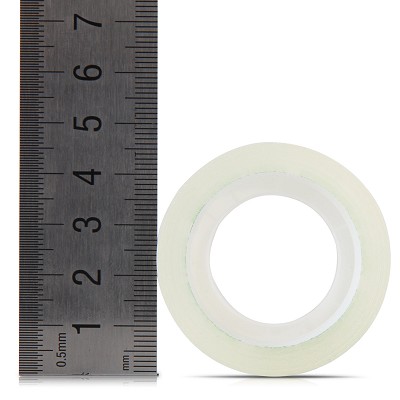 得力30029文具透明胶带学生文具手工使用胶布 6卷价 12mm*1