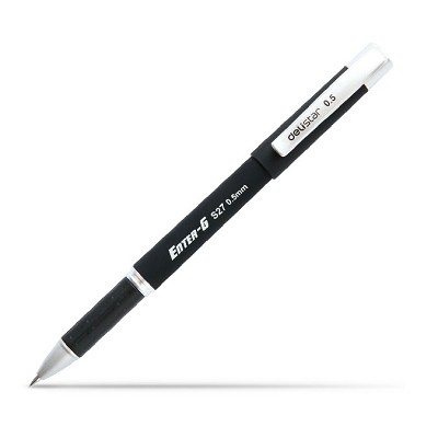 办公用品 得力S27中性笔碳素笔水笔签字笔书写笔0.5