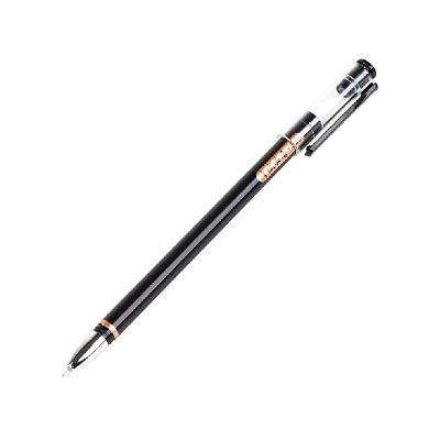 得力办公文具S68考试0.5mm针管中性笔 黑色高考笔