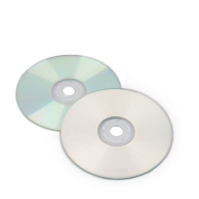 得力3725塑盒装50片52X可记录式 CD光盘CD刻录盘刻录光盘