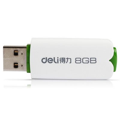 得力3722 u盘8G 可爱时尚迷你U盘 8g高速U盘USB2.0 经久耐用U盘