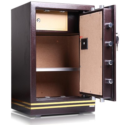 得力33123保险柜小型保险箱大型办公家用保管箱迷你保险柜65cm