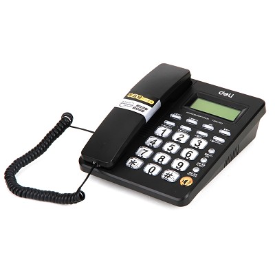 deli得力电话机792 商务电话机 办公桌面型 前台用品商务话机