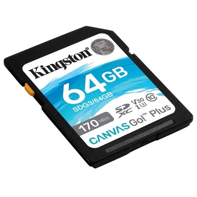 金士顿相机SD存储卡64G微单反数码摄像机U1内存储存卡170MB/S