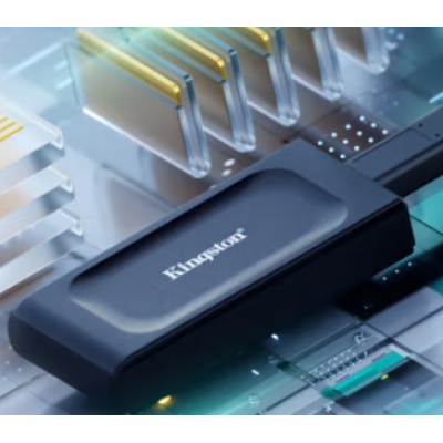 金士顿2TB USB3.2 Gen 2 移动固态硬盘（PSSD）XS1000 传输速度1050MB/s