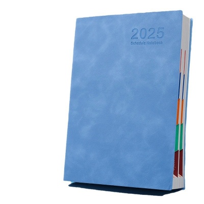 2025新款简约日程本月份索引计划表笔记本子工作记录日志加厚礼盒装
